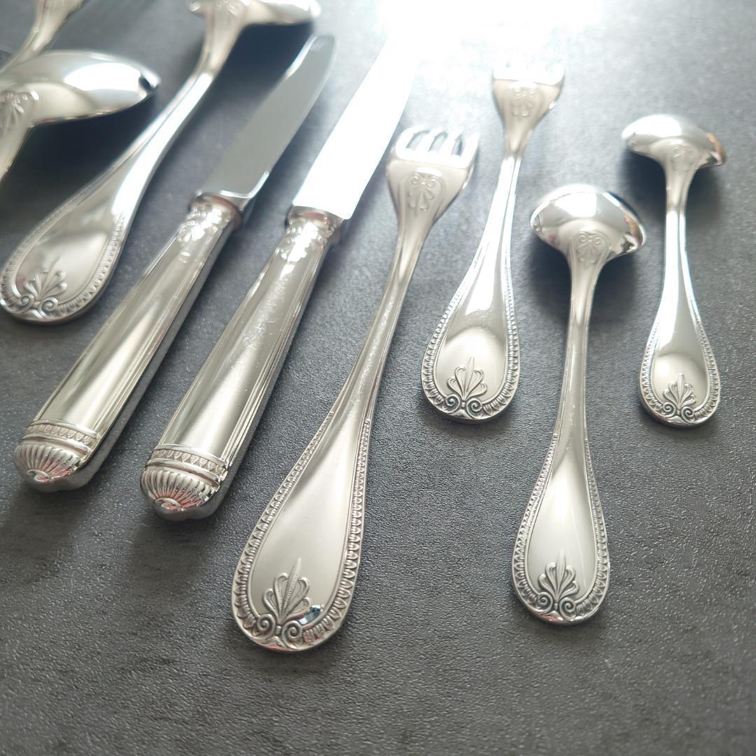 美品 クリストフル マルメゾン テーブルサイズ デザートサイズ 12点