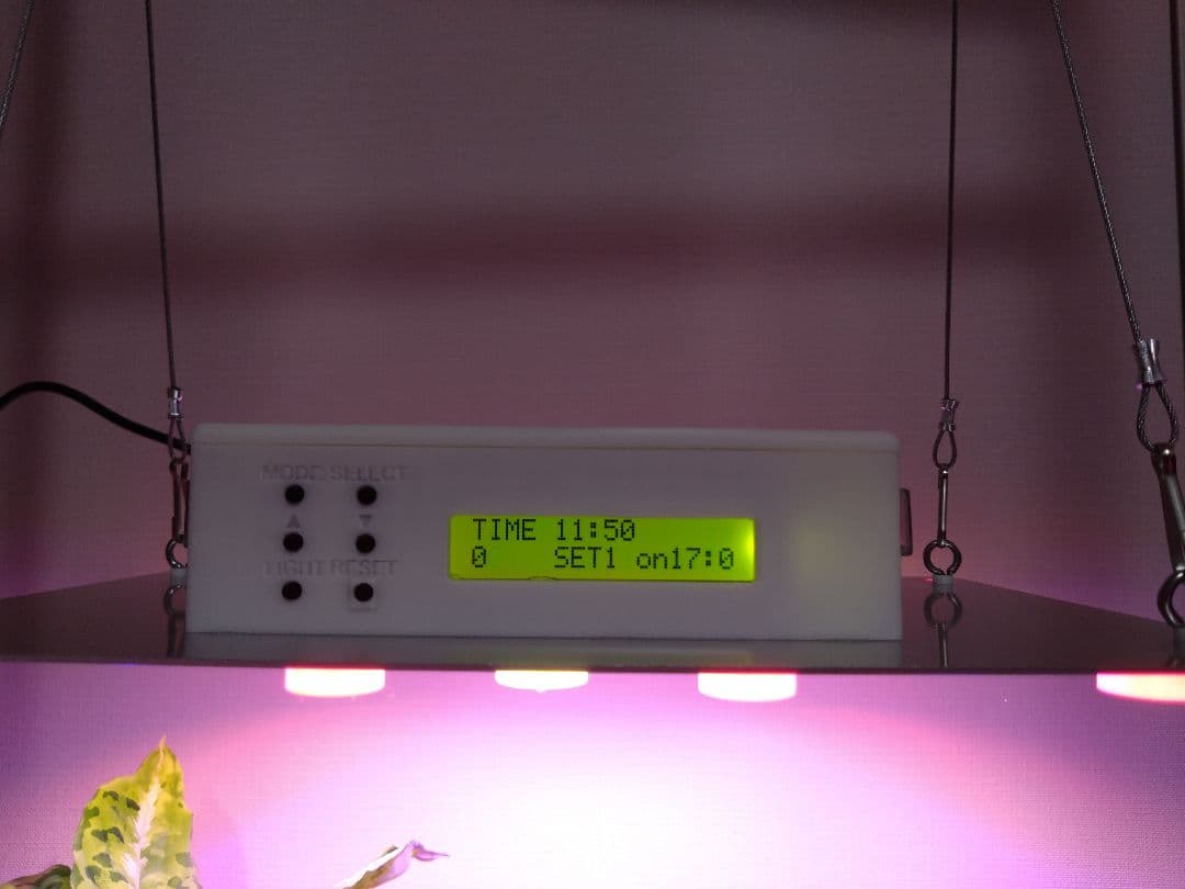 【L10W】多肉&塊根育成　水槽照明　タイマー付LEDライト（DC専用）