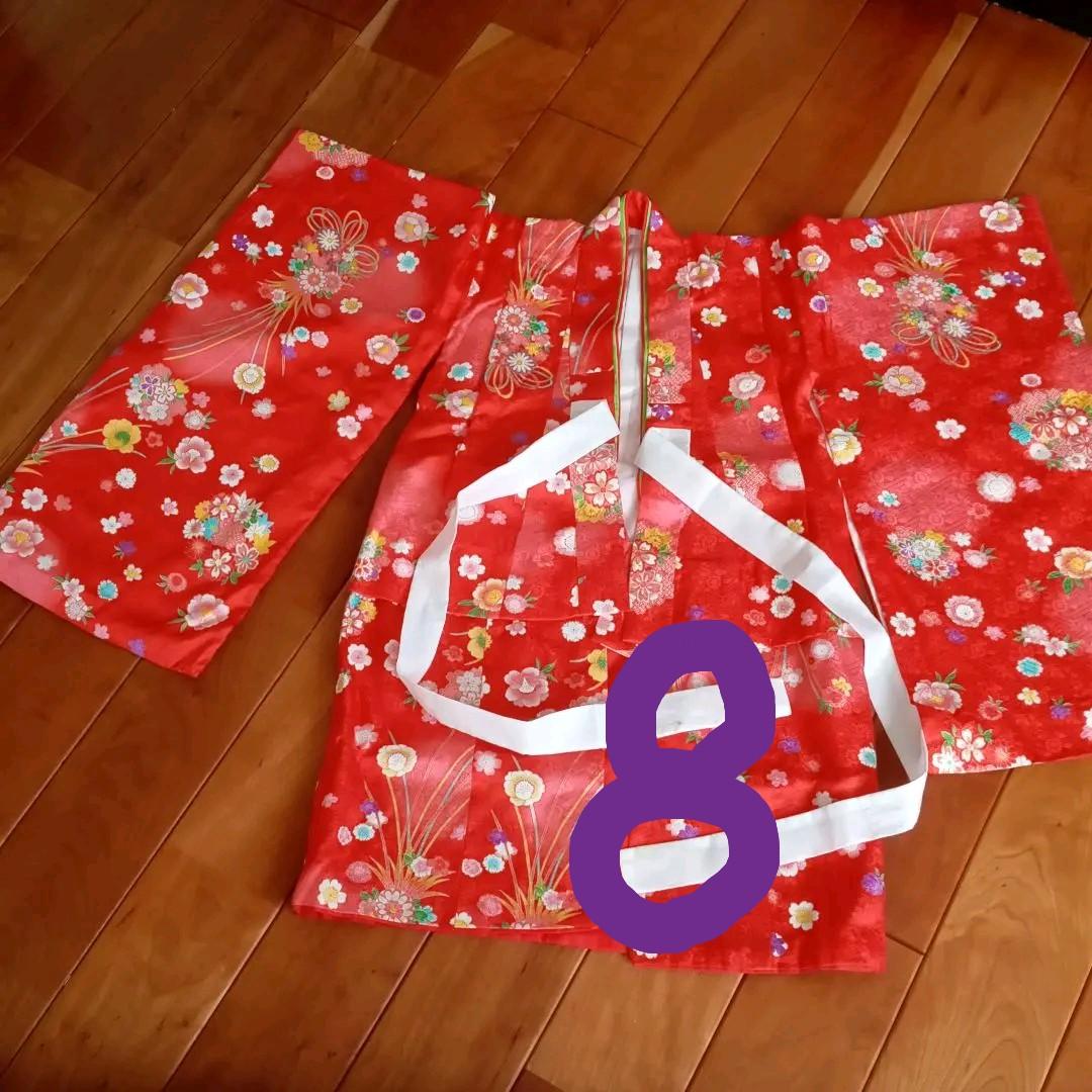 3歳　七五三　女の子　着物　正絹（本絹）