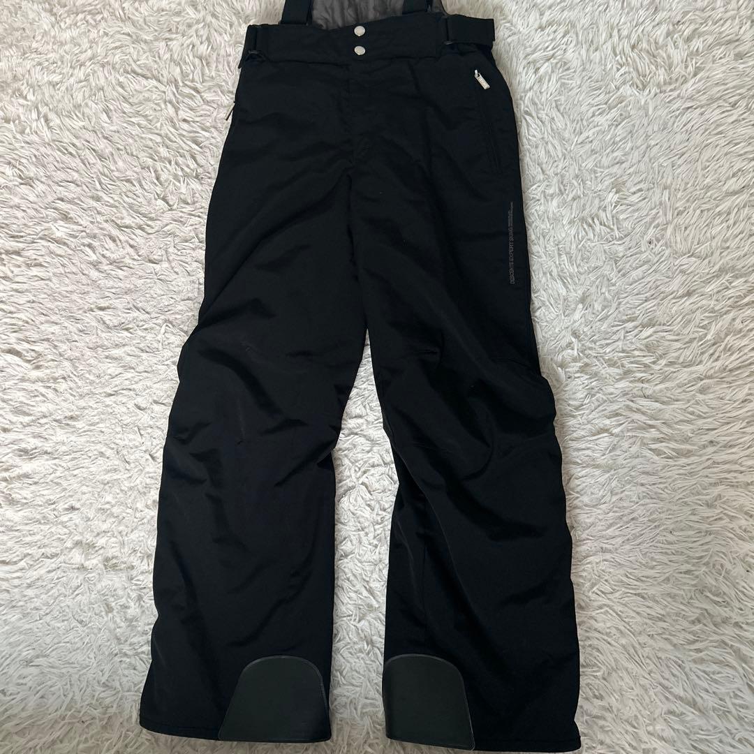 美品　デサント DESCENTE スキーウェア 上下セット　ダウン　黒　L