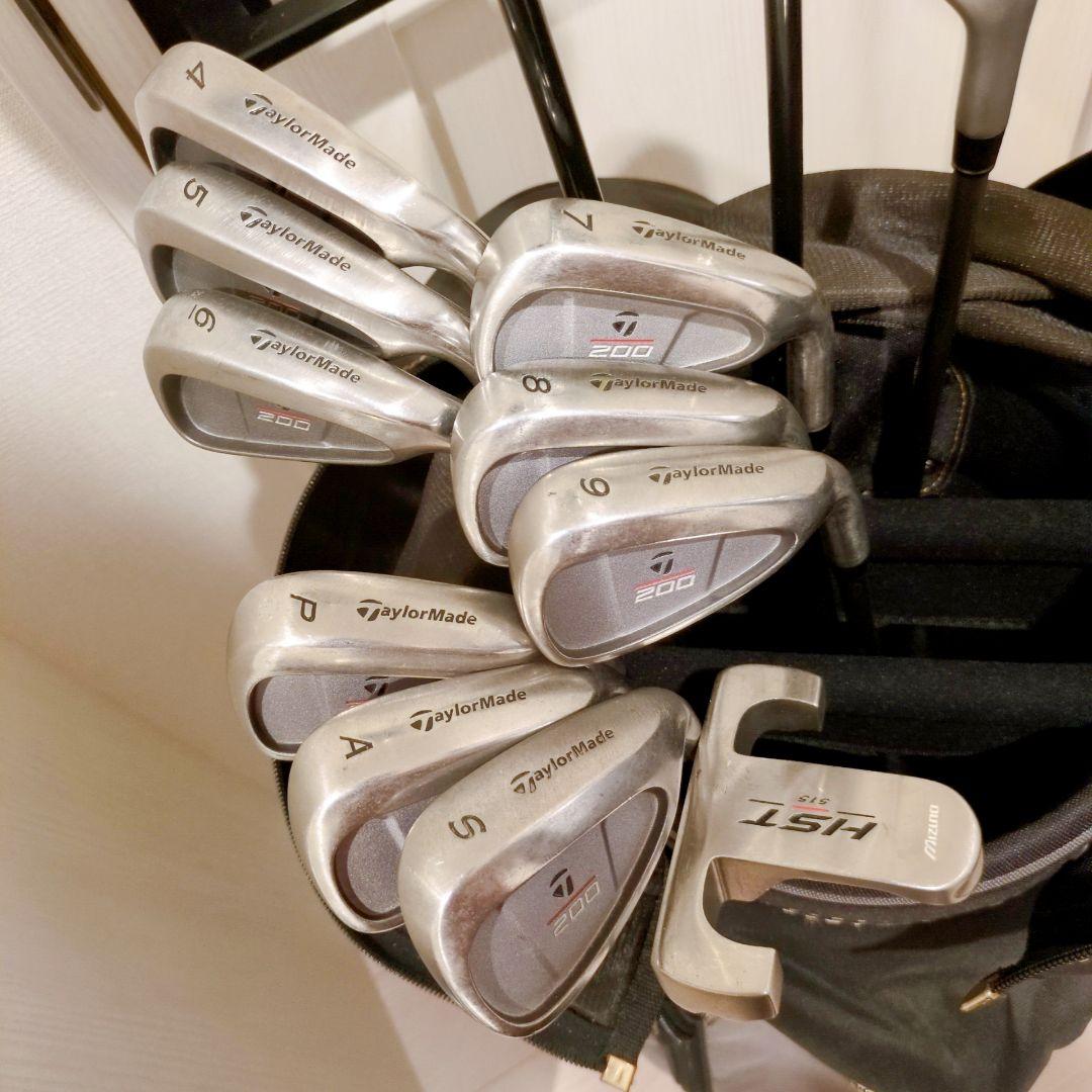 人気ブランドTaylorMade！中古メンズゴルフクラブセット！