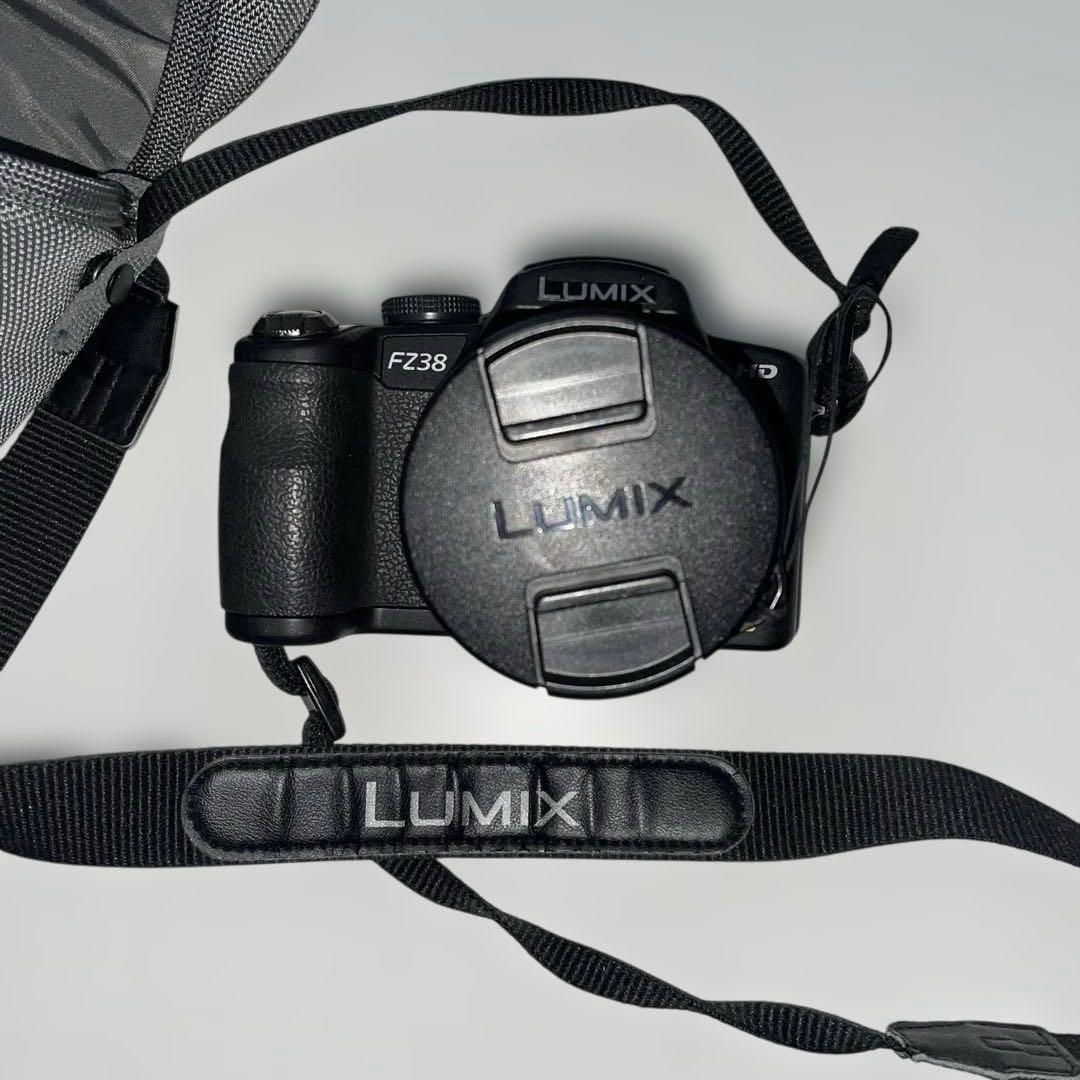 2/7迄★LUMIXカメラ DMC-FZ38 充電器 ソフトケース SDカード付