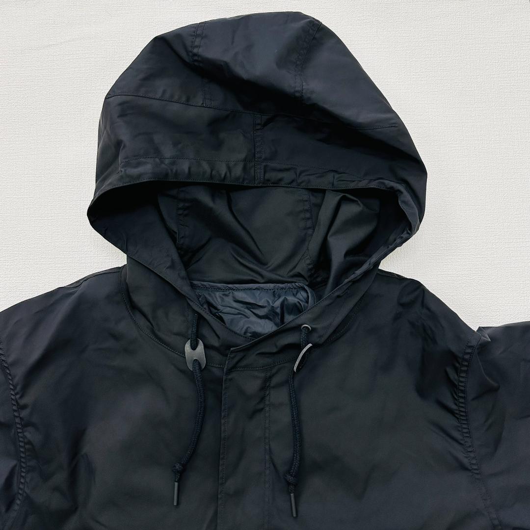 【新品・タグ付】ムジラボ ライナー付きモッズコート　撥水加工 L ブラック