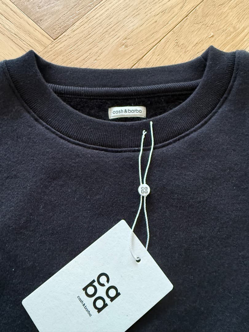 cash & barba ベビーソモウフリース クルー Black 1 新品