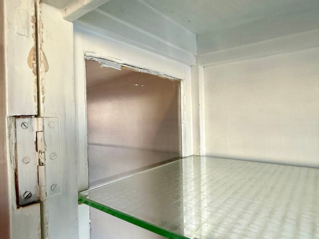 引取り限定 ケビント 医療棚 飾り棚 キャビネット 木製 ガラスショーケース