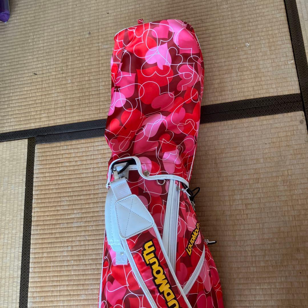 LTI ハート柄 ゴルフバッグ