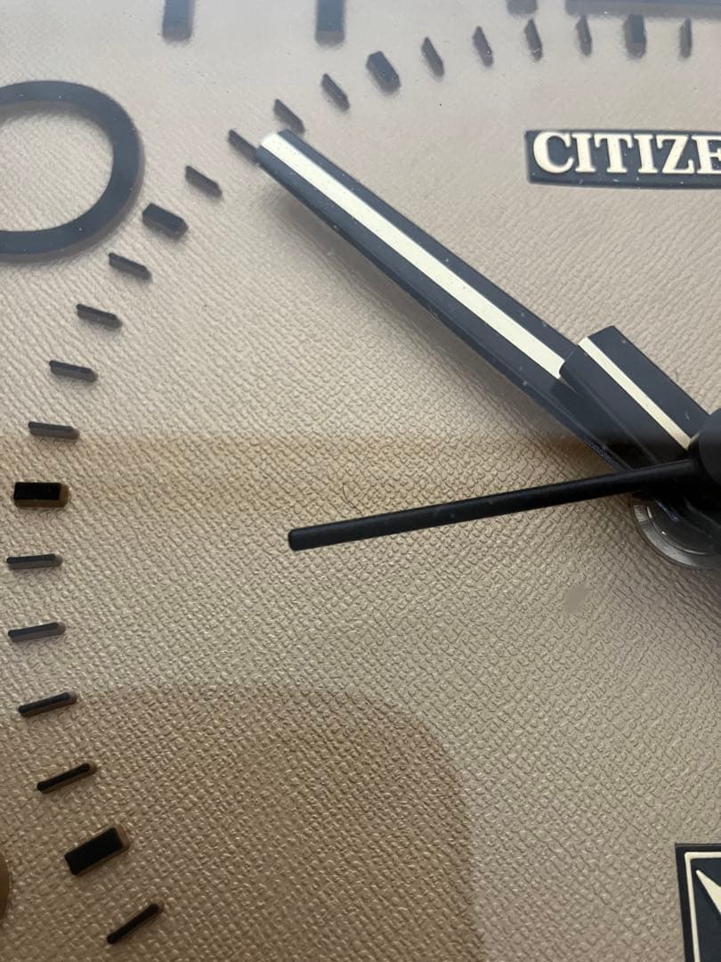 シチズン　昭和レトロ　壁掛け時計　水晶時計　リズムクォーツ　レトロインテリア