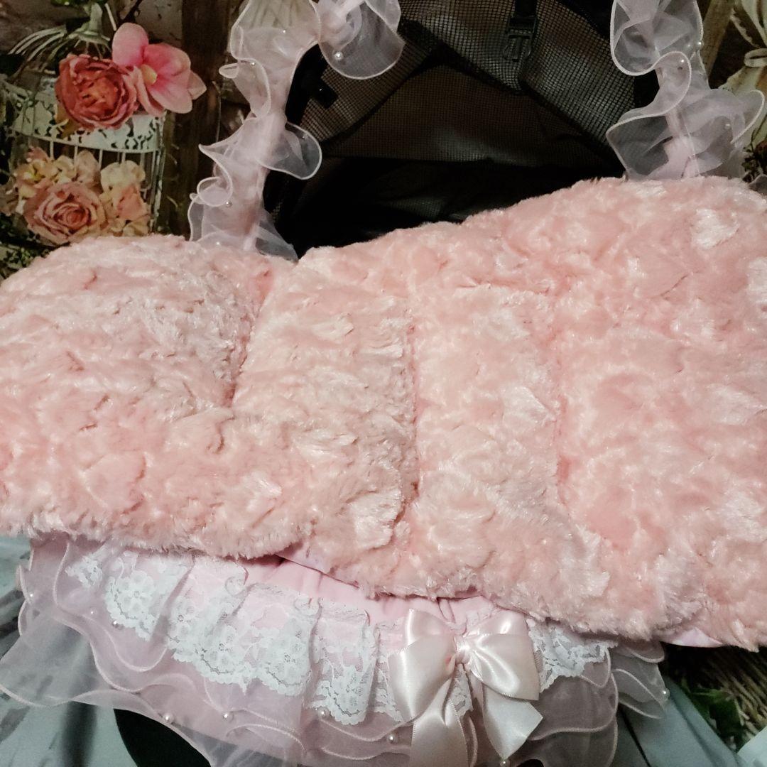 ペットカート　あごのせクッション　ジャバラ　天使のカート　ハンドメイド