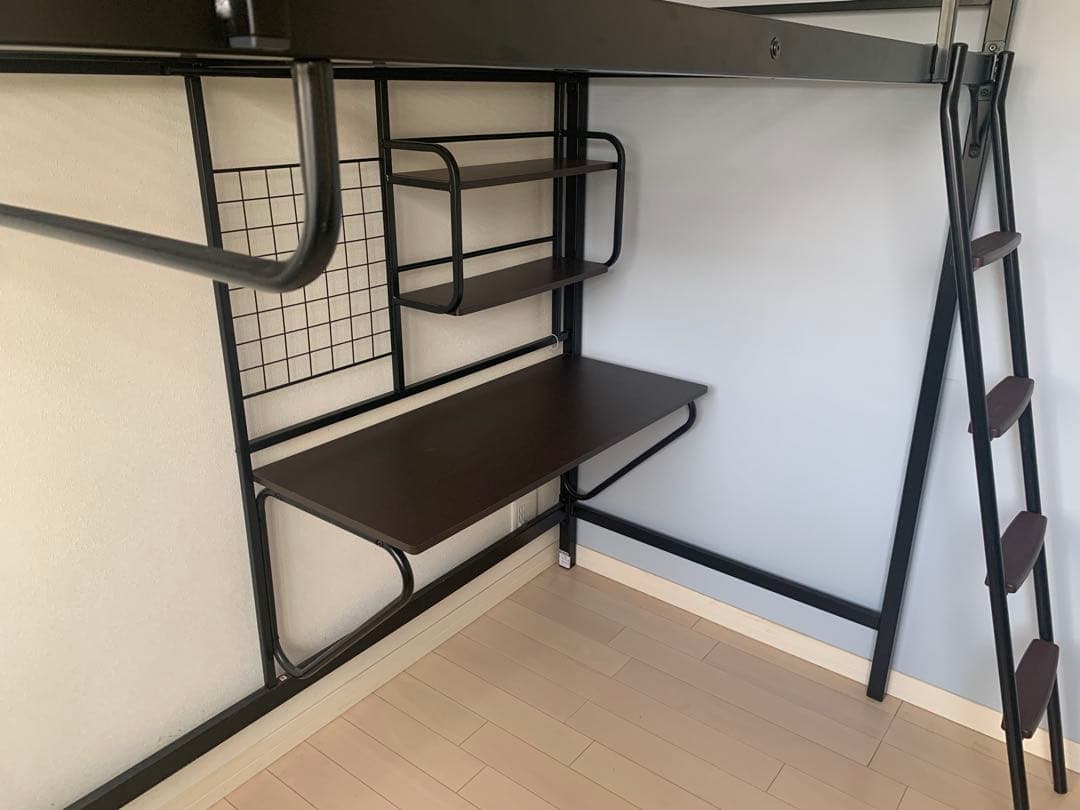 ロフトベッド ニトリ　BKデスク付　引取り限定　滋賀県南部