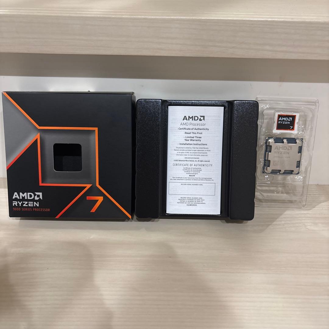 AMD Ryzen 7 9700X 本体未使用
