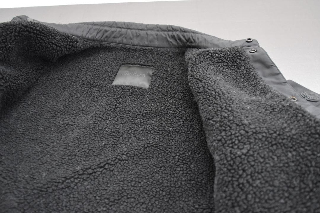 ・2020年・MONCLER・モンクレール・ボア・ダウンジャケット・ブラック・