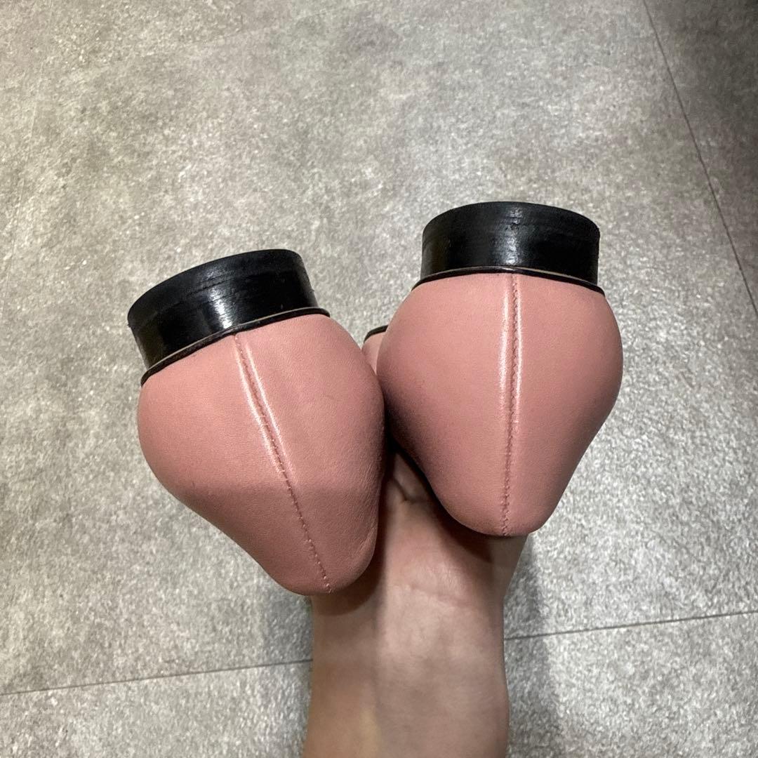【美品】GUCCI ピンク ローファー パンプス