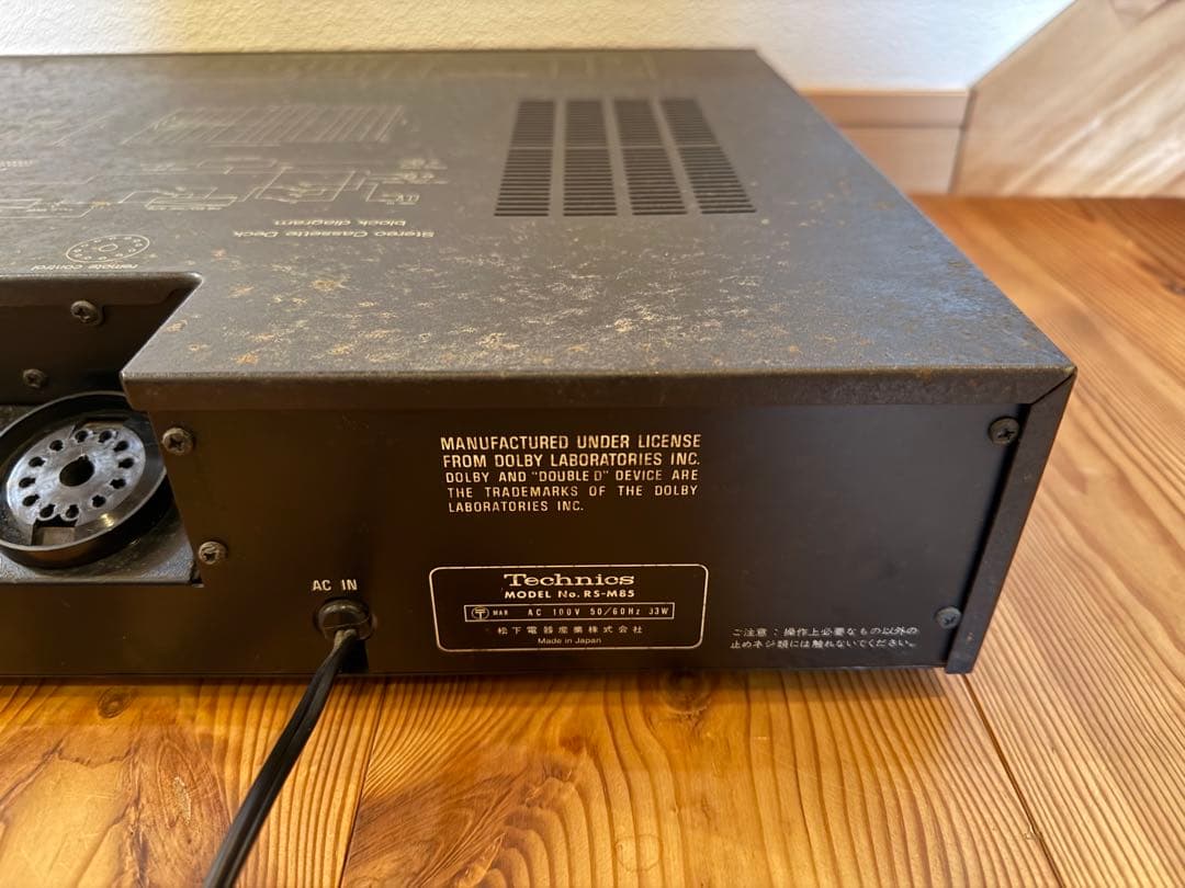 Technics RS-M85 テクニクス　カセットデッキ