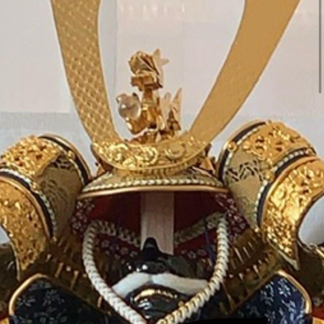 武蔵⭐︎ 5月人形　兜　屏風　土台付き⭐︎