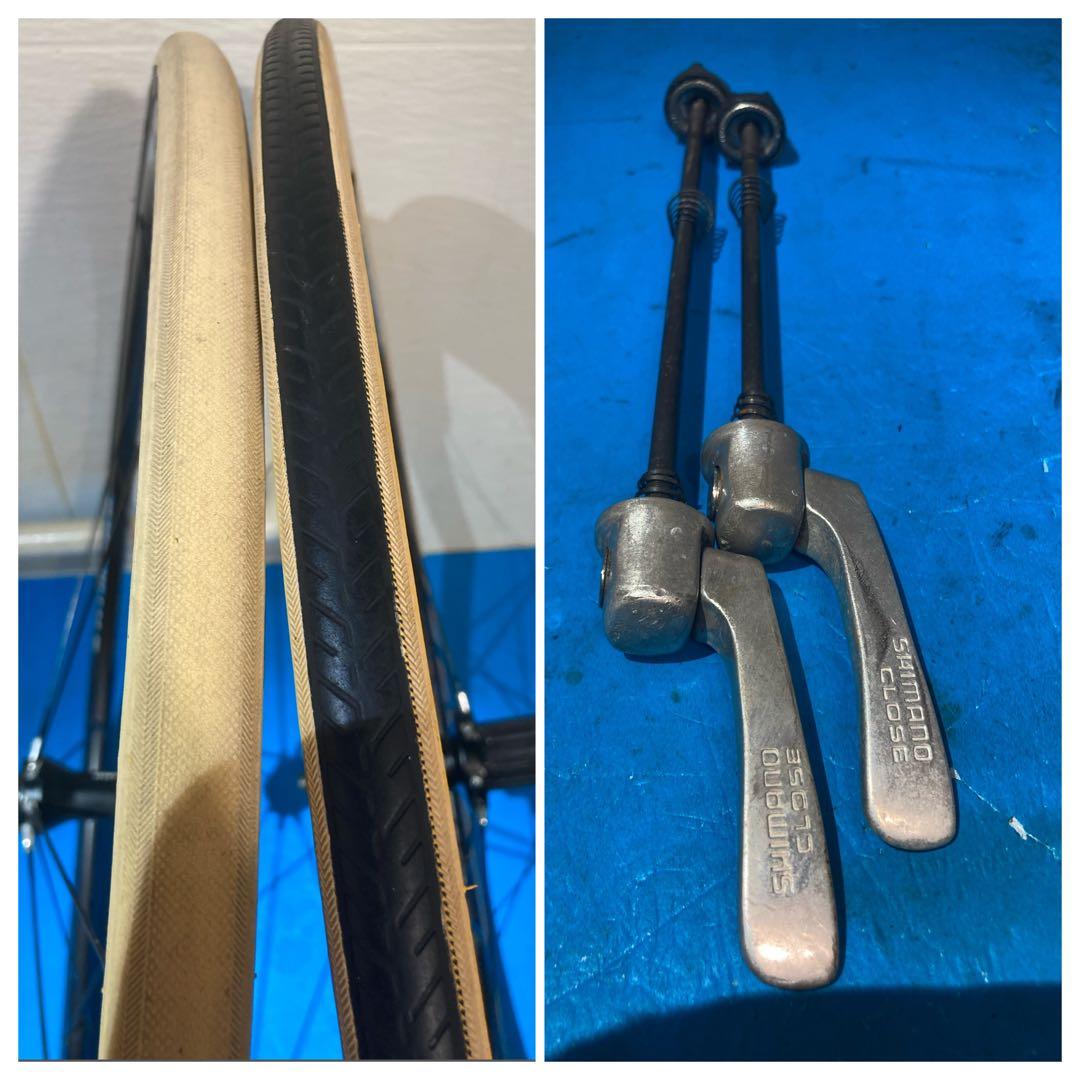 ★良品フルメンテ済 WH-R540 10sフリー 前後ホイール クイック付