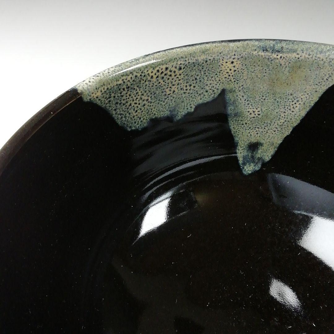 Ｔ２５４　茶碗　『九谷焼』『九谷　陶春 作』　共箱　抹茶碗　茶道具