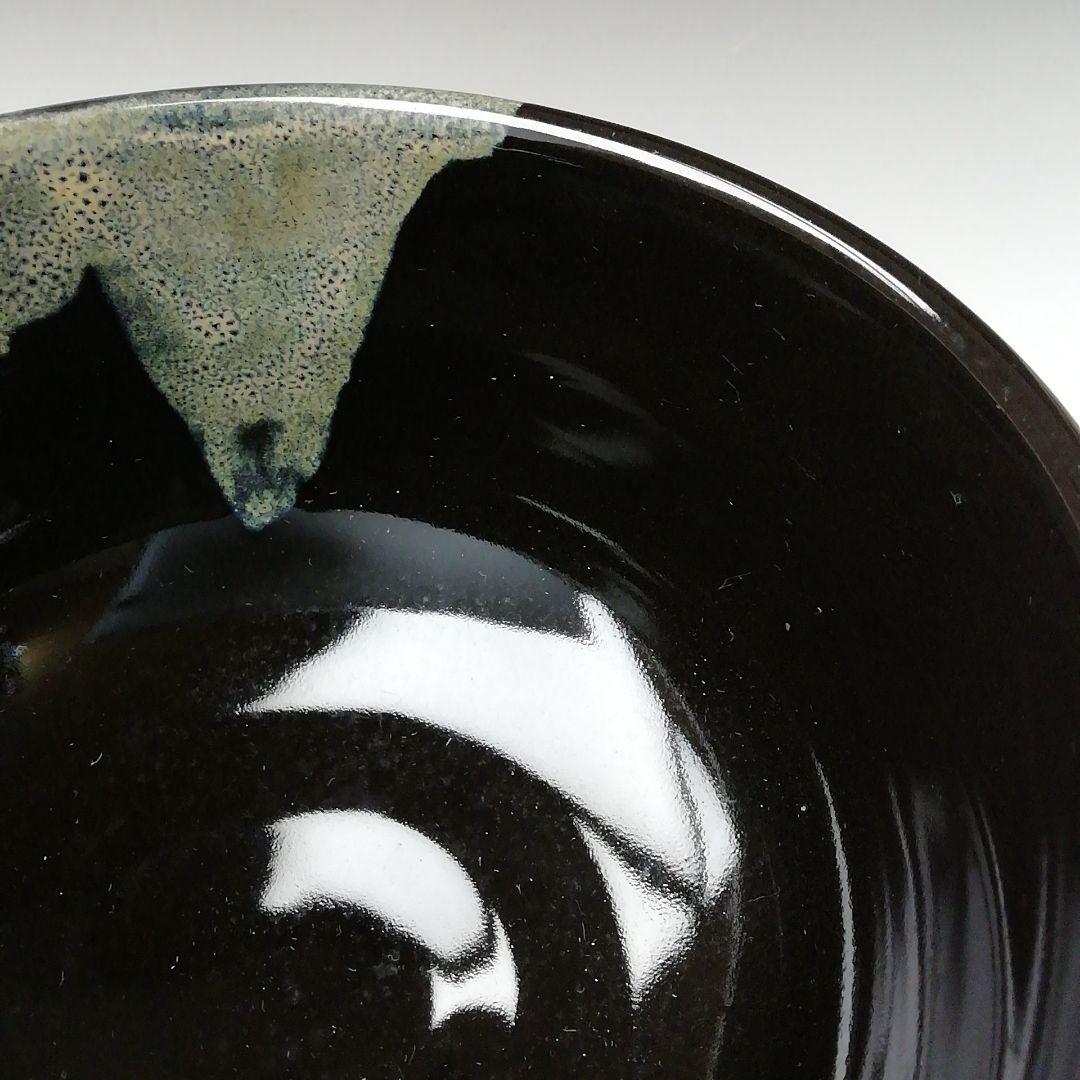 Ｔ２５４　茶碗　『九谷焼』『九谷　陶春 作』　共箱　抹茶碗　茶道具