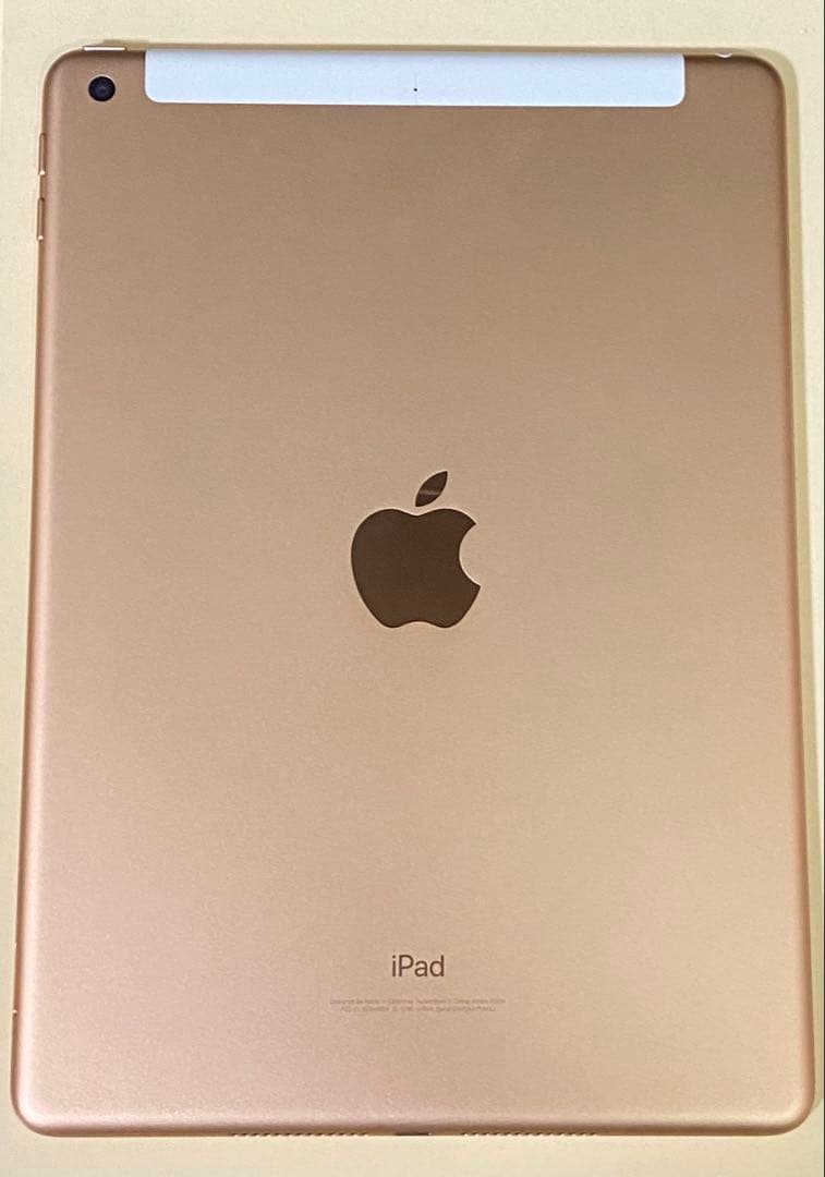 【希少iOS12】iPad6 Gold 32GB SIMフリー バッテリー99%