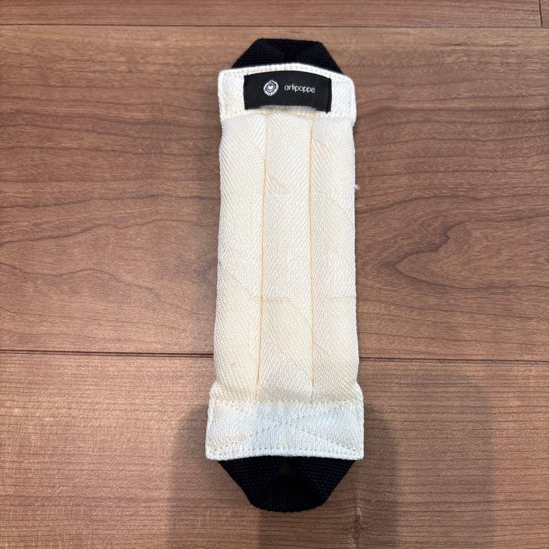 アーティポッペ　千鳥柄　ザイガイストツイードW オーガニックヘンプ　　ホワイト