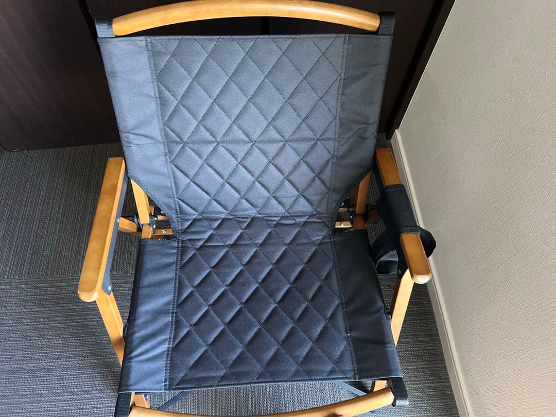 WAQ Folding Wood Chair ブラック