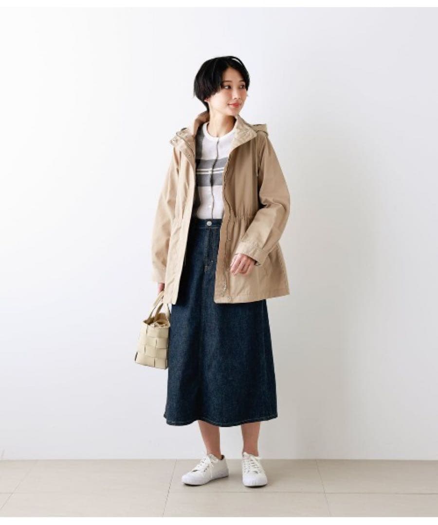 NEW YORKER 2023 コットンナイロンツイル ライナー付きモッズコート