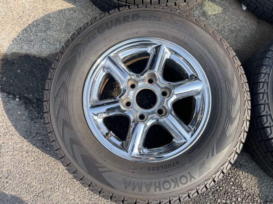 235/70R16 M14 GMC タホ スタッドレスタイヤホイール‼️バラ売り可