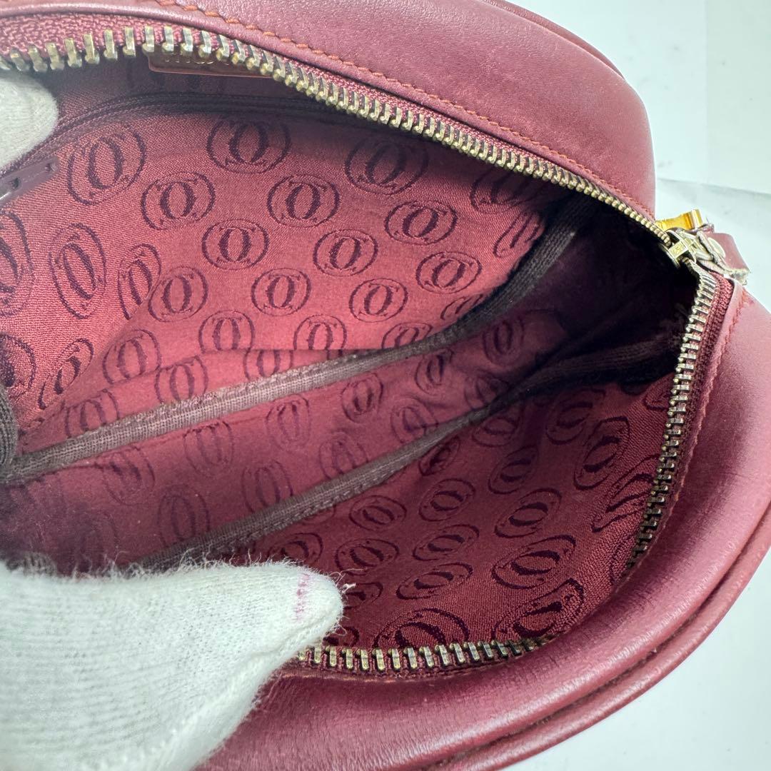 【美品✨️】カルティエ ショルダーバッグ マストライン C金具