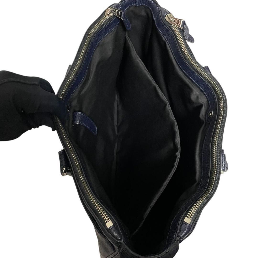 ✨良品✨COACH メトロポリタン 2way ブリーフケース ネイビー 斜め掛け