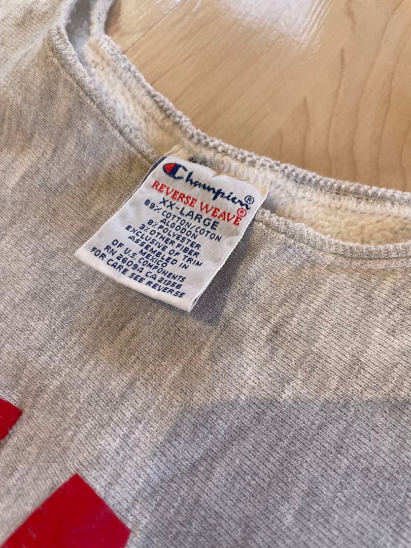 90s チャンピオン リバースウィーブ INDIANA アーチ 2段ロゴ USA