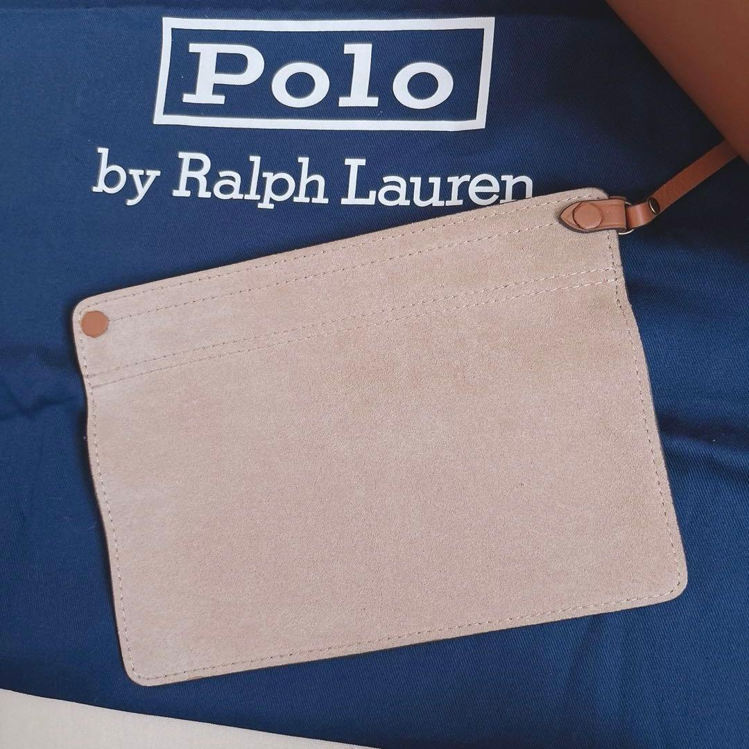 【新品未使用】ポロラルフローレン　ラフィアショルダーバッグ　かごバッグ