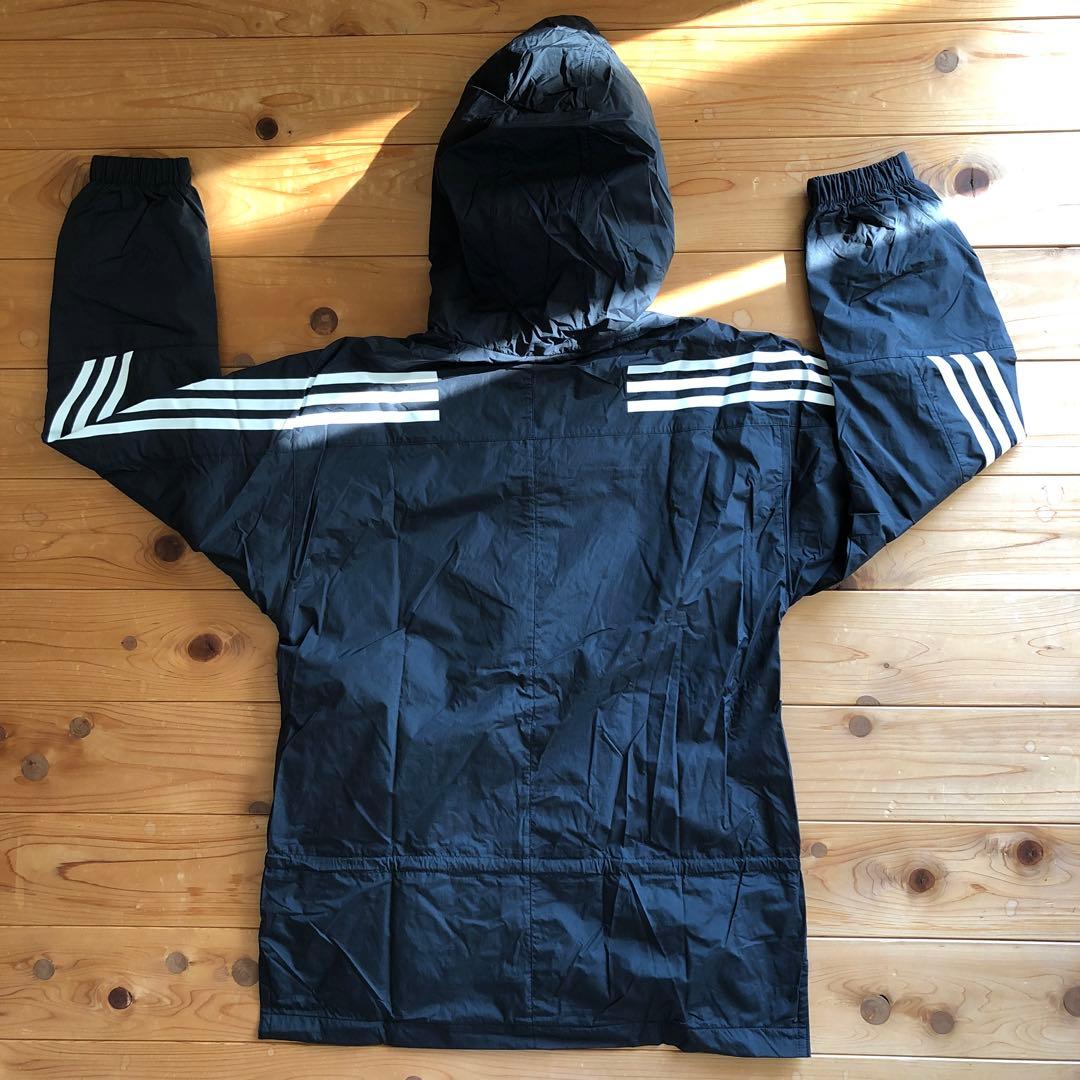 adidas ジャージ　裏起毛　上下セット　Lサイズ　ブラック