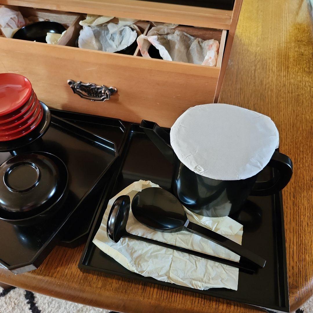 茶道具、輪島塗、茶懐石用10客席未使用　たのメル便使用