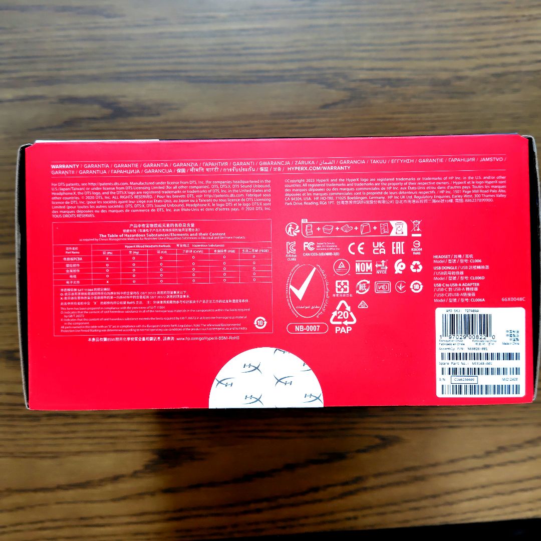 【新品・未開封】HyperX Cloud III ゲーミングヘッドセット