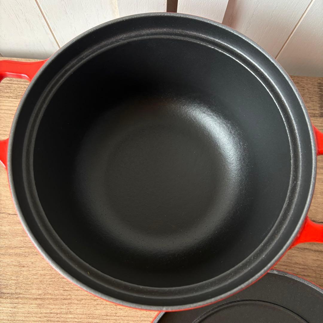 【未使用　少々難あり】シャスール　ホーロー鍋 鋳鉄鍋　コクエル16㎝　1.7L