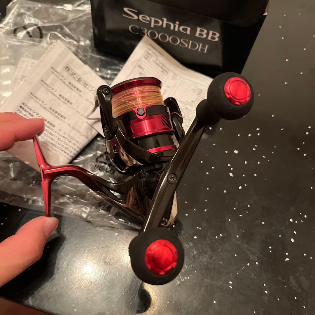 美品 SHIMANO Sephia BB C3000SDH スピニングリール