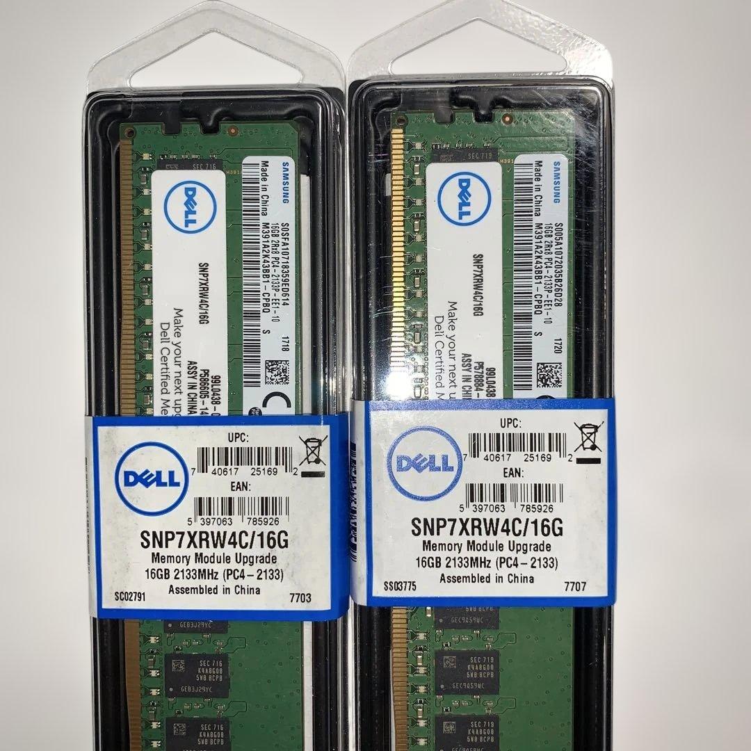 ご購入予定商品です。 SNP7XRW4C/16G 16GB DDR4 2枚組