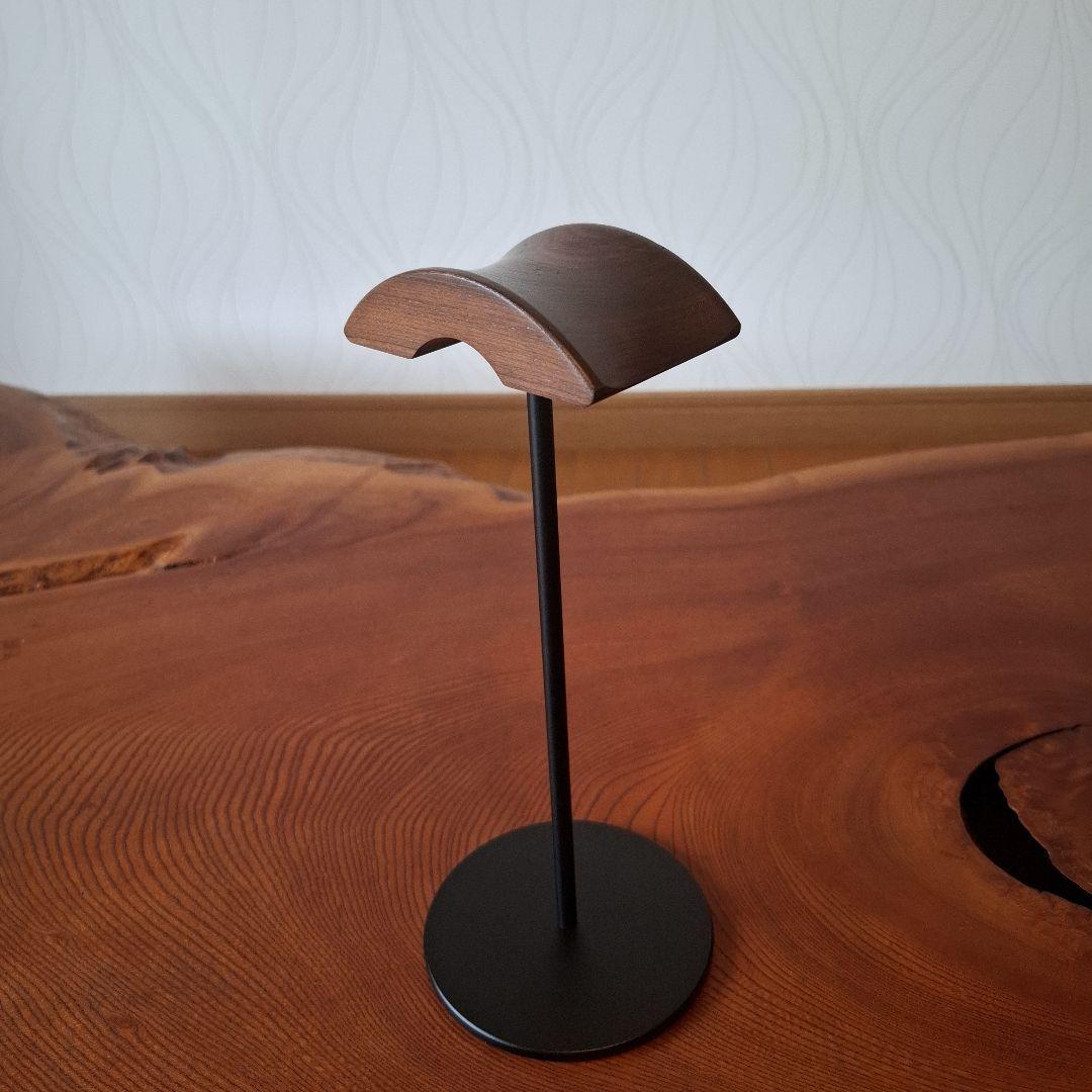 ゼンハイザーヘッドホーン&天然木ヘッドホーンスタンド2セット良品！！