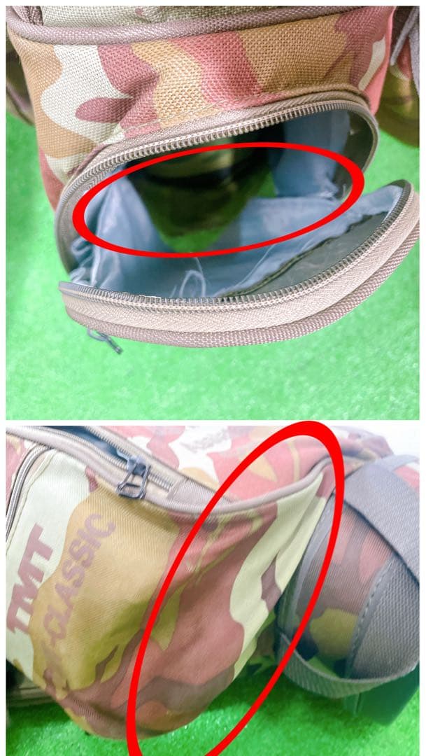 希少　TMT CLASSIC キャディバック　カモフラ　迷彩　ミリタリー