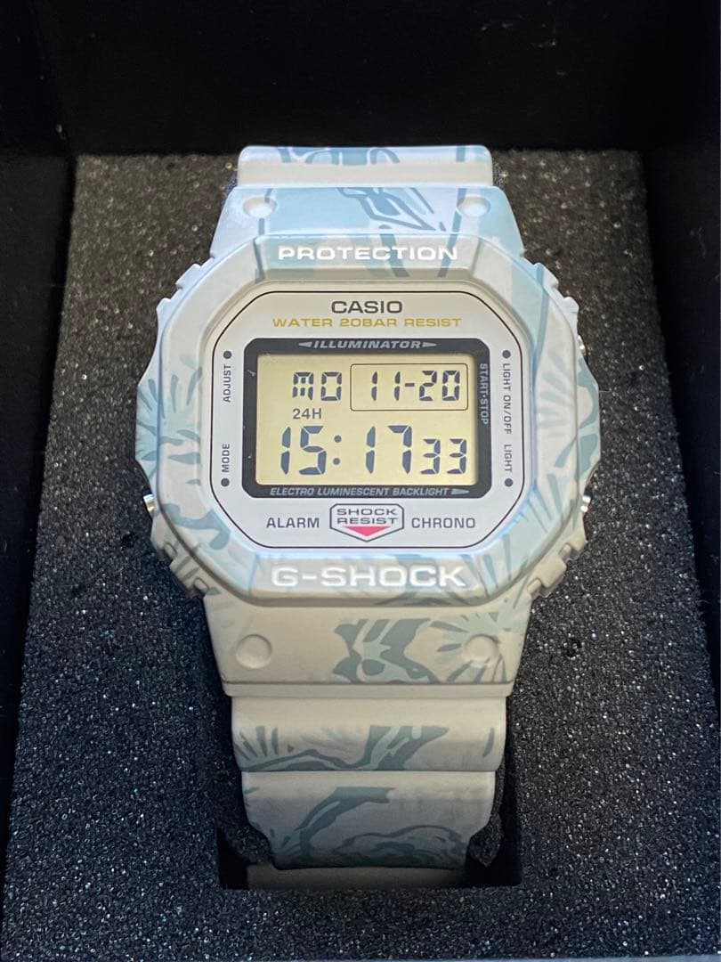 G-SHOCK/七福神/DW-5600/布袋/スピード/限定/時計/グレー/箱付