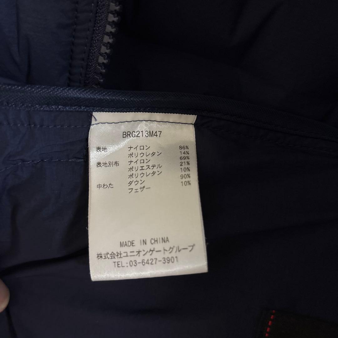 BRIEFING GOLF ブリーフィング ゴルフ ダウンベスト NAVY XL