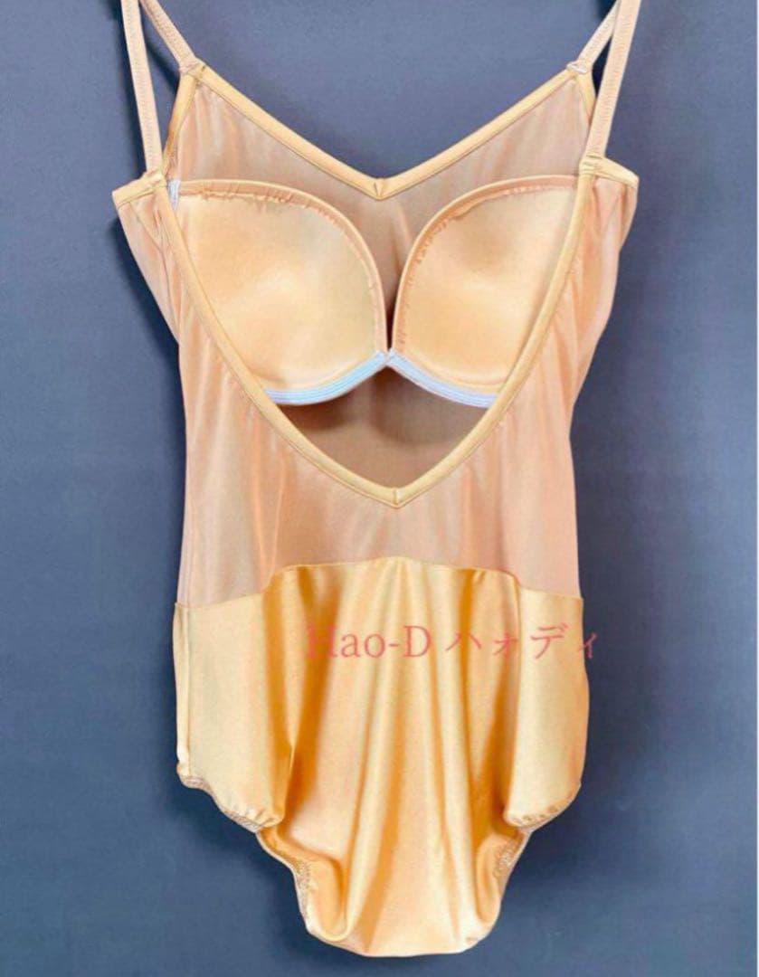 Hao-D★新品★M★肌色★レオタード★胸パット付きインナー★バレエ★ハオディ