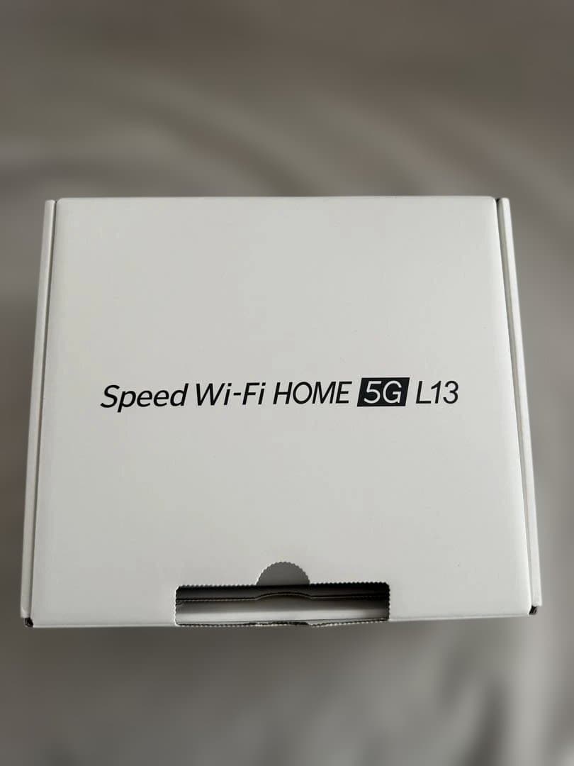 Speed Wi-Fi  5G L13（UQ WiMAXホームルーター）