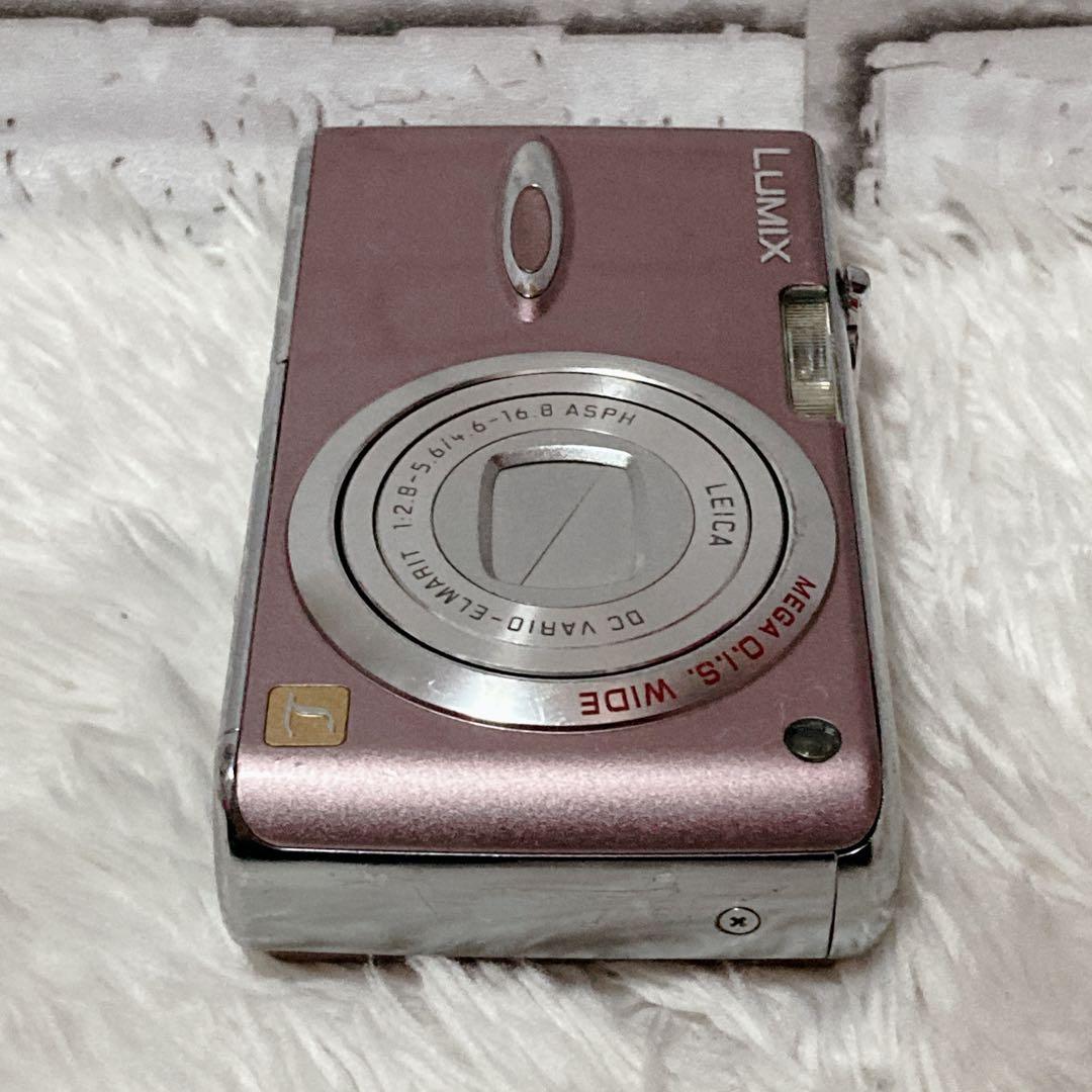 【極美品】Panasonic DMC-FX01 デジタルカメラ 充電器付 ピンク