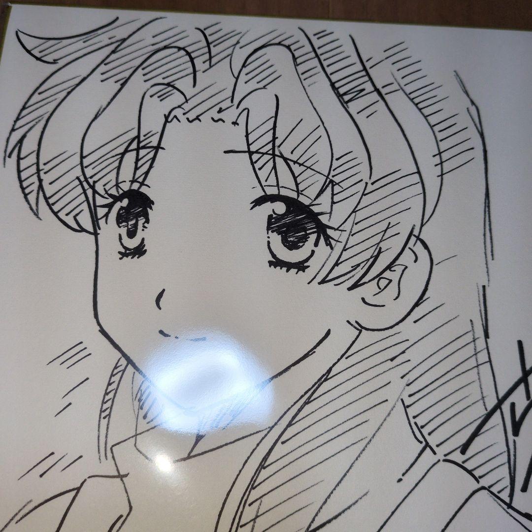 休日セール　克亜希先生　直筆サイン入り　色紙　2人エッチ　イラストも肉筆