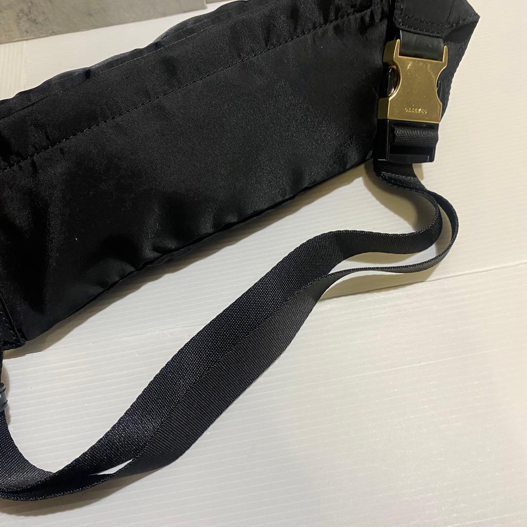 【未使用級】ORSETTO　FORTE ボディバッグ　ナイロン　ブラック