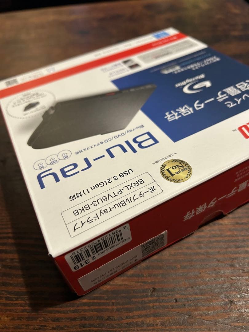 BUFFALO BRXL-PT6U3-BK 外付けブルーレイドライブ