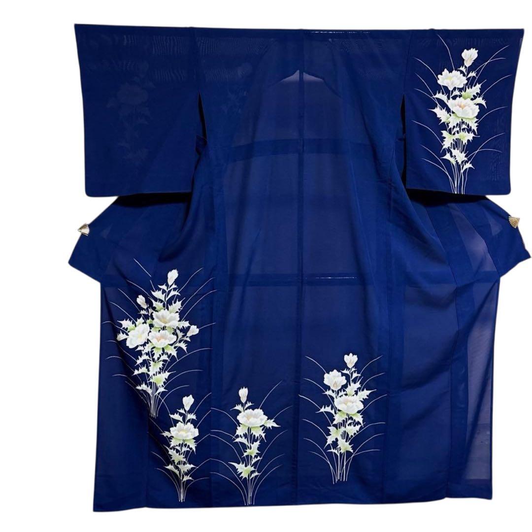 特別お値下げ品　正絹　絽　訪問着　フルセット　4点　ほぼ美品　友禅　夏