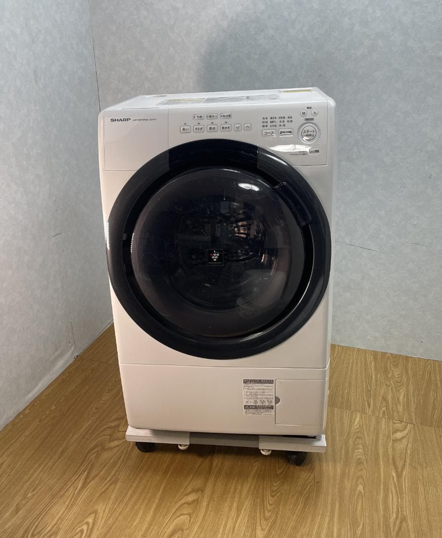 K♢011 シャープ ドラム式洗濯機 ES-S7G　設置オプション無料