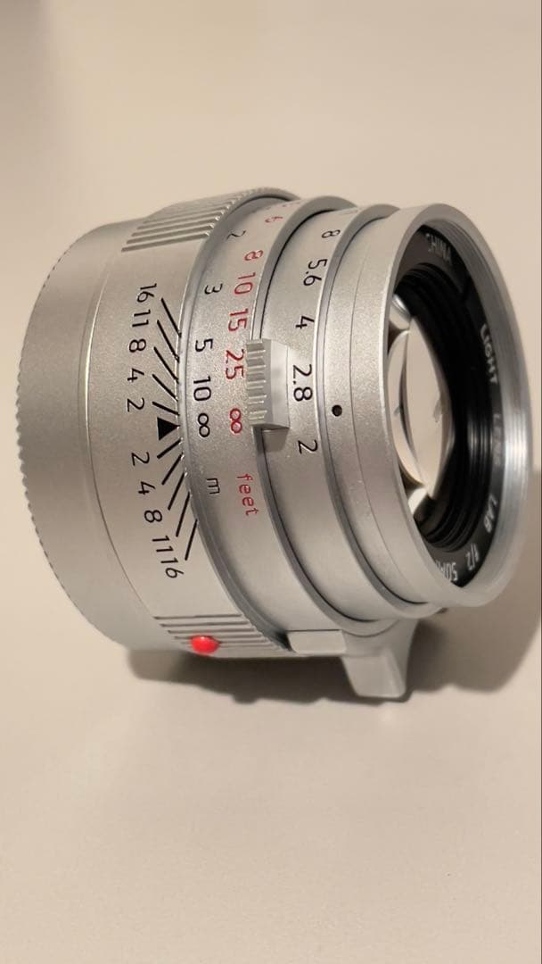 Light lens lab 50mm F2 周エルカン ライカM用 シルバー