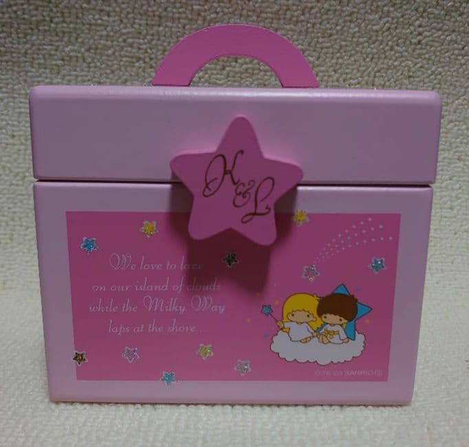 【未使用】 キキララ 木製小物入れ 3色セット